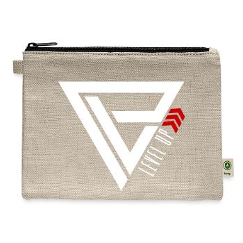 LEVEL UP blanco - Hemp Carry All Pouch - natural - Front