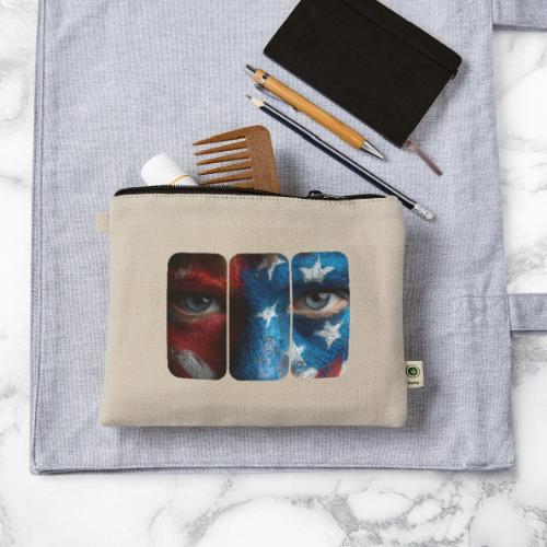 USA: Painted for the Flag - Hemp Carry All Pouch