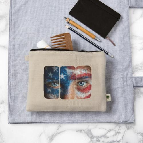 USA: Stars in Her Eyes - Hemp Carry All Pouch
