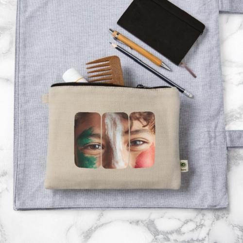 Mexico: Three Stripes of Pride - Hemp Carry All Pouch