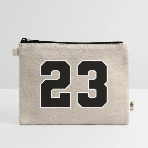 Varsity Number 23 Athletic Style - Hemp Carry All Pouch