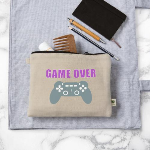 Game Over Gamer Controller Design - Hemp Carry All Pouch