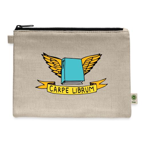 Carpe Librum - Hemp Carry All Pouch