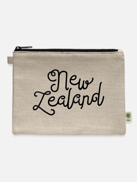 New Zealand - Hemp Carry All Pouch - natural