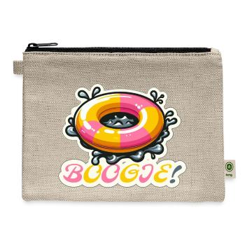 Pool Float Boogie! - Hemp Carry All Pouch - natural - Front