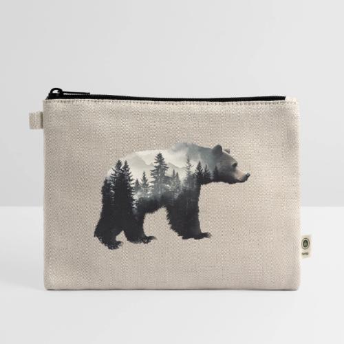 Forest Within the Bear - Hemp Carry All Pouch