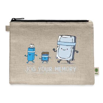 Software Engineer IT Support Your Memory Gym - Hemp Carry All Pouch - natural - Front