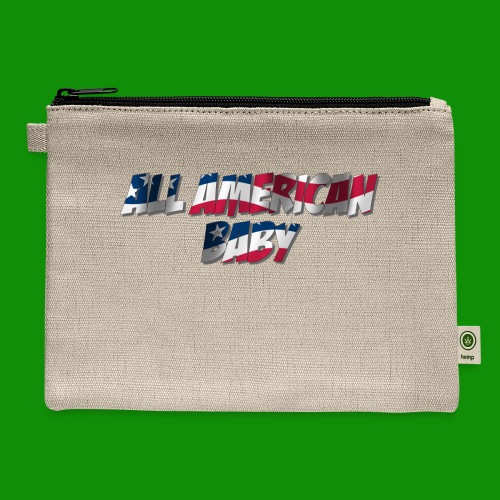 ALL AMERICAN BABY - Hemp Carry All Pouch