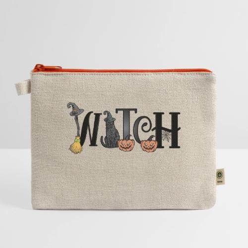 Witch Script - Hemp Carry All Pouch