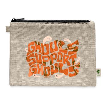 Ghouls Support Ghouls - Hemp Carry All Pouch - natural - Front