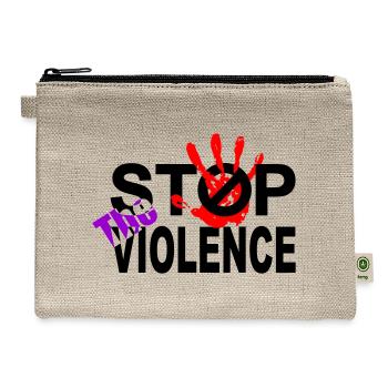 The Violence - Hemp Carry All Pouch - natural - Front