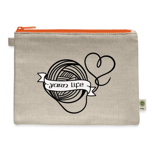 Yarn Life - Hemp Carry All Pouch