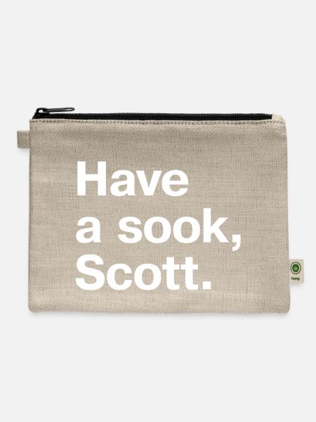 Have A Sook Scott - Hemp Carry All Pouch - natural