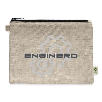 Engineer'd to Perfection - Hemp Carry All Pouch - natural - Front