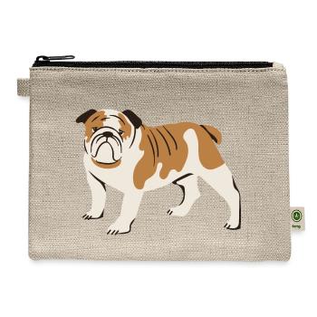 Bulldog Bread - Hemp Carry All Pouch - natural - Front