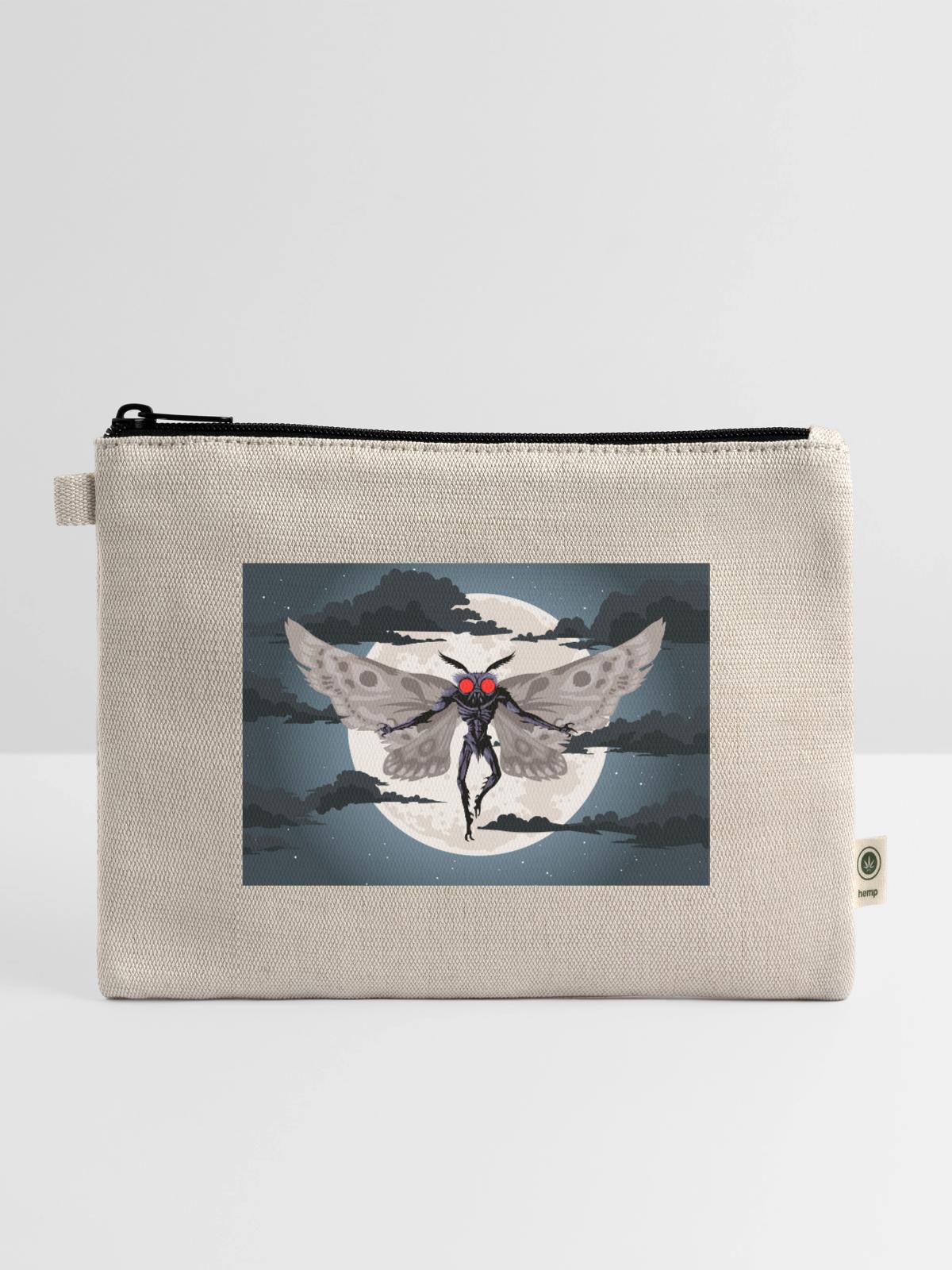 the mothman - Hemp Carry All Pouch - natural - Front