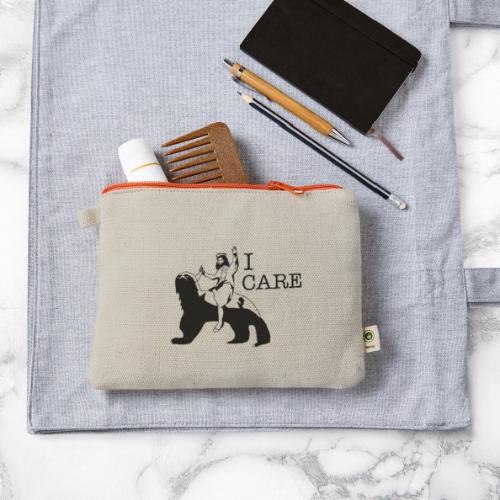 I care - Hemp Carry All Pouch