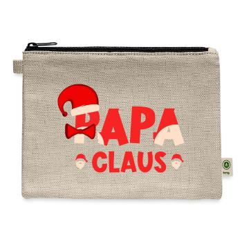 Papa Claus - Hemp Carry All Pouch - natural - Front