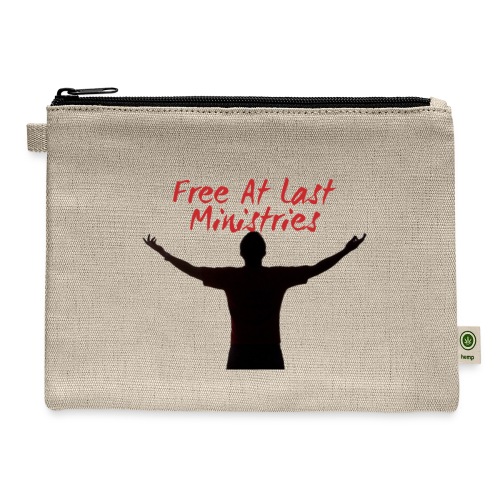 Free At Last Ministries Logo - Hemp Carry All Pouch