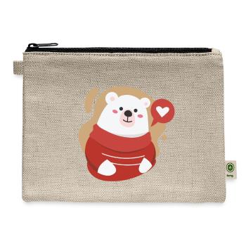 cut t-shirt - Hemp Carry All Pouch - natural - Front