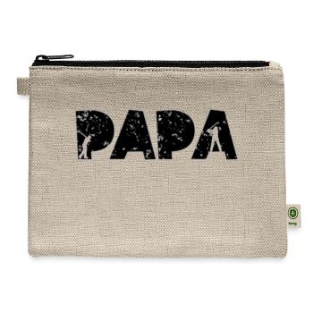 Golf Papa - Hemp Carry All Pouch - natural - Front