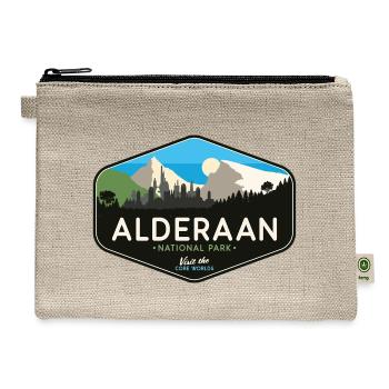 Alderaan National Park Visit the Core Worlds - Hemp Carry All Pouch - natural - Front