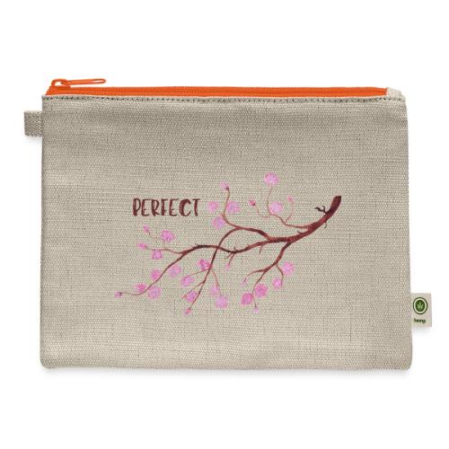 Perfect Cherry Blossom - Hemp Carry All Pouch