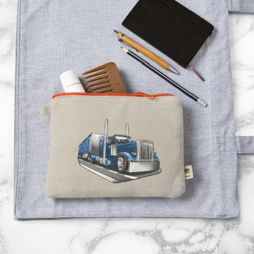 Big Rig Semi Truck American Truck - Hemp Carry All Pouch