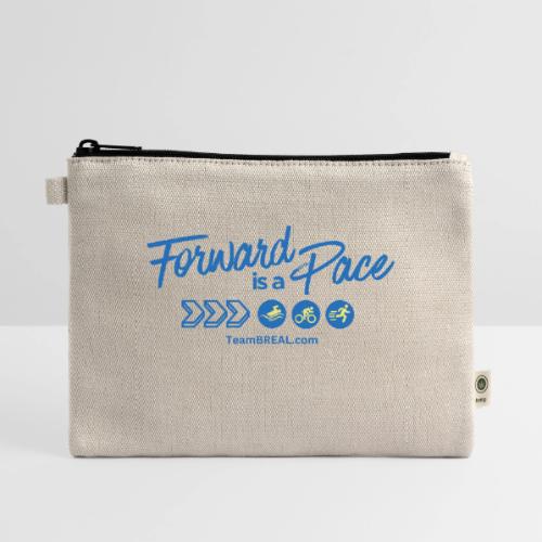 Forward Is A Pace light - Hemp Carry All Pouch