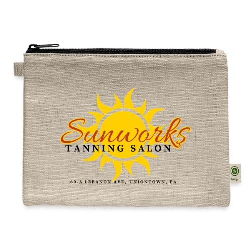 Bright and Sunny - Hemp Carry All Pouch