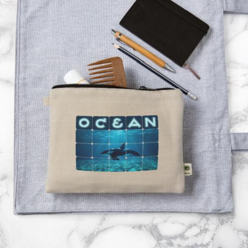 Ocean: Orca in Motion - Hemp Carry All Pouch