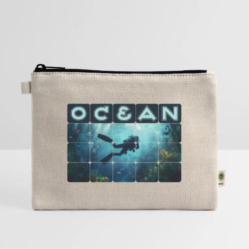 Ocean: Beneath the Blue - Hemp Carry All Pouch