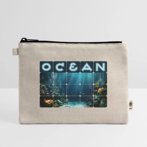 Ocean: Rainbow Reef Life - Hemp Carry All Pouch