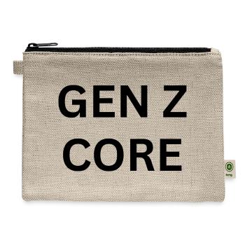 GEN Z CORE - Hemp Carry All Pouch - natural - Front