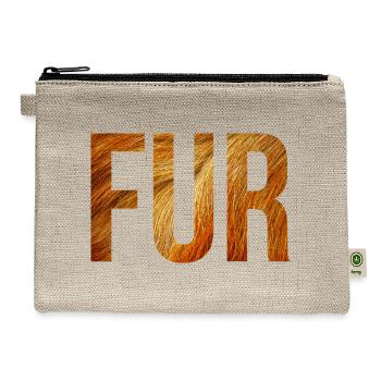 Fur - Hemp Carry All Pouch - natural - Front