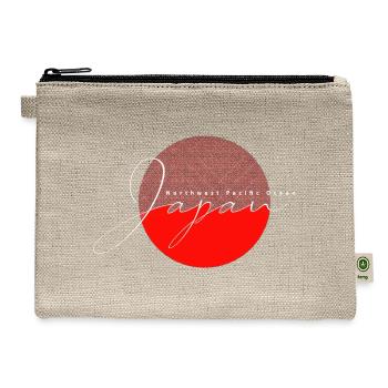 JAPAN NORTHWEST PACIFIC OCEAN SHIRT - Hemp Carry All Pouch - natural - Front