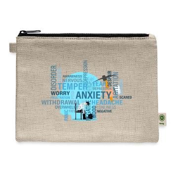Stress Level Zero - Hemp Carry All Pouch - natural - Front
