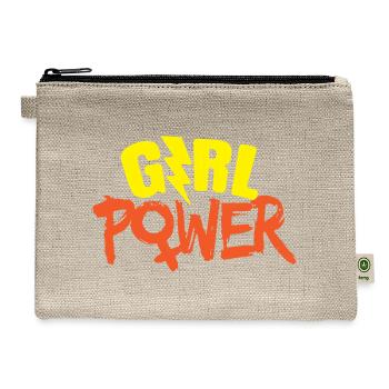 Original Girl Power - Hemp Carry All Pouch - natural - Front