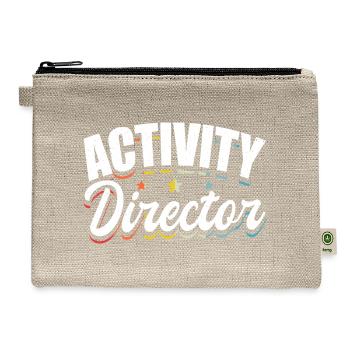 Activity Director Appreciation - Hemp Carry All Pouch - natural - Front