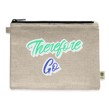 Therefore go - Hemp Carry All Pouch - natural - Front