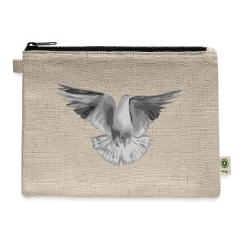 dove light grey - Hemp Carry All Pouch - natural - Front
