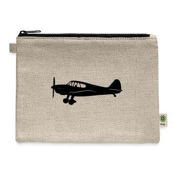 Messerschmitt Bf 108 Plane - Hemp Carry All Pouch - natural - Front