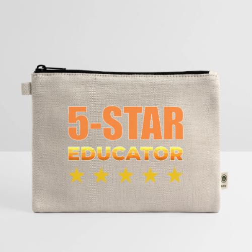 Five-Star Educator - Hemp Carry All Pouch