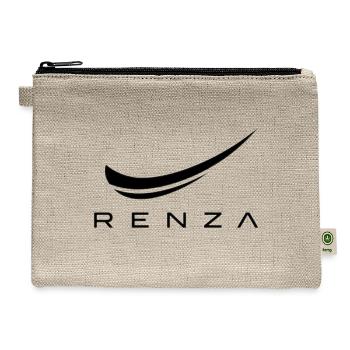 RENZA - Swoosh Minimal Streetwear  - Hemp Carry All Pouch - natural - Front