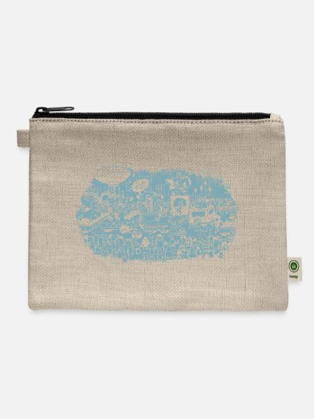 Meme Parade - Hemp Carry All Pouch - natural