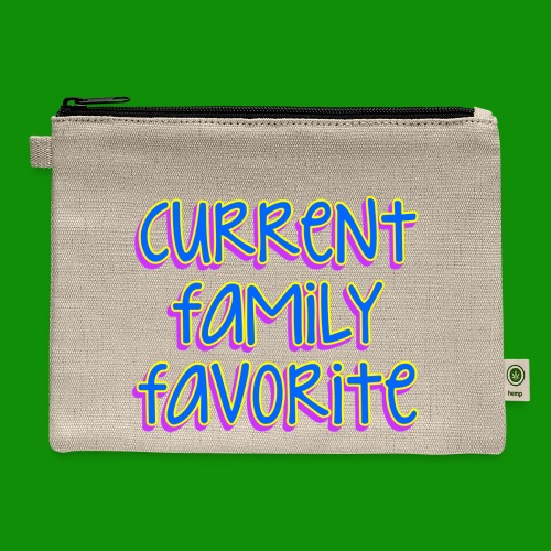 Current Family Favorite - Hemp Carry All Pouch