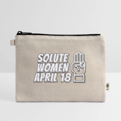 Solute Women April 18 - Hemp Carry All Pouch