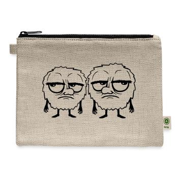 Team 2 monster annoyed - Hemp Carry All Pouch - natural - Front