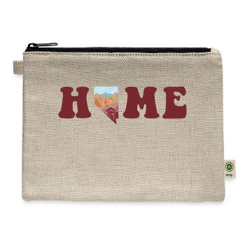 Nevada Home Graphic - Hemp Carry All Pouch - natural - Front