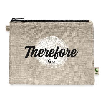 Therefore go - Hemp Carry All Pouch - natural - Front